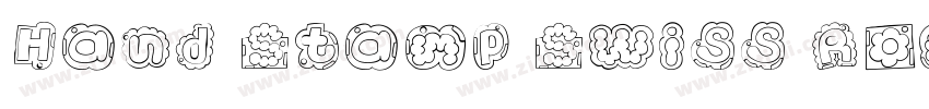 Hand Stamp Swiss Rou字体转换